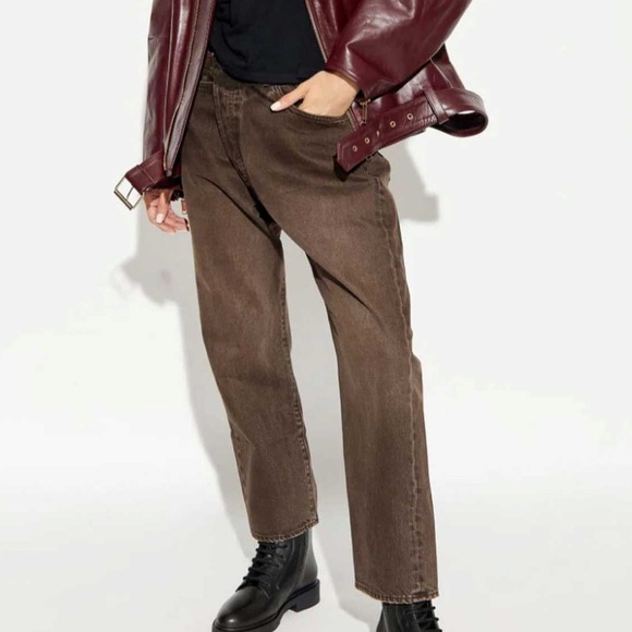 R13 LOW RISE CROPPED CROSSOVER JEANS - Picture 7 of 8